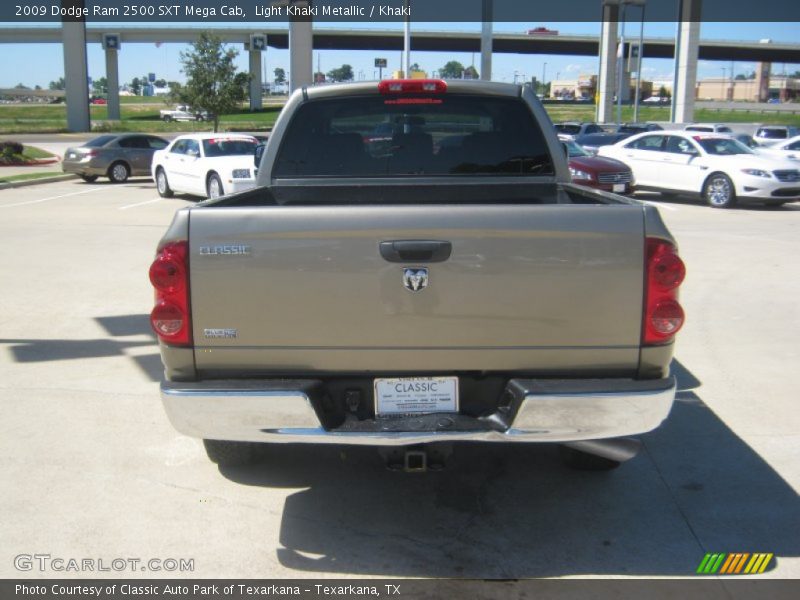 Light Khaki Metallic / Khaki 2009 Dodge Ram 2500 SXT Mega Cab