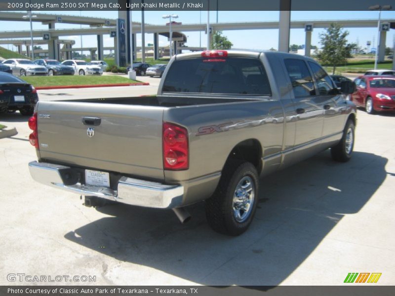 Light Khaki Metallic / Khaki 2009 Dodge Ram 2500 SXT Mega Cab