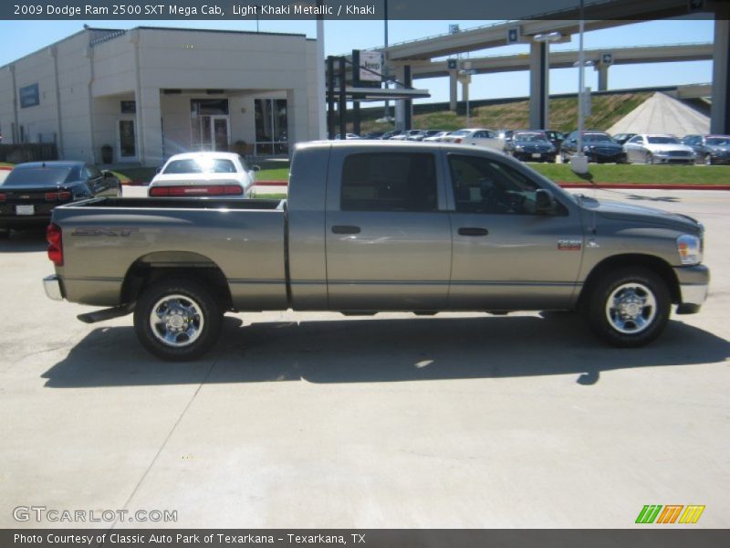 Light Khaki Metallic / Khaki 2009 Dodge Ram 2500 SXT Mega Cab