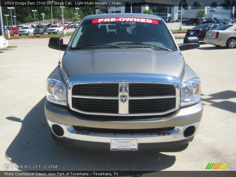 Light Khaki Metallic / Khaki 2009 Dodge Ram 2500 SXT Mega Cab