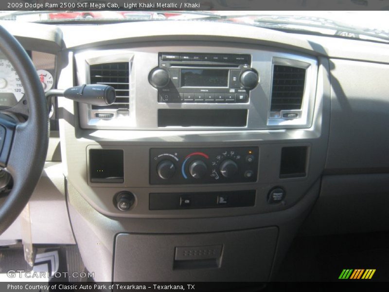 Light Khaki Metallic / Khaki 2009 Dodge Ram 2500 SXT Mega Cab