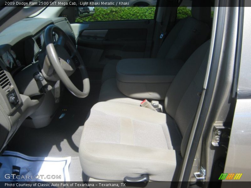 Light Khaki Metallic / Khaki 2009 Dodge Ram 2500 SXT Mega Cab