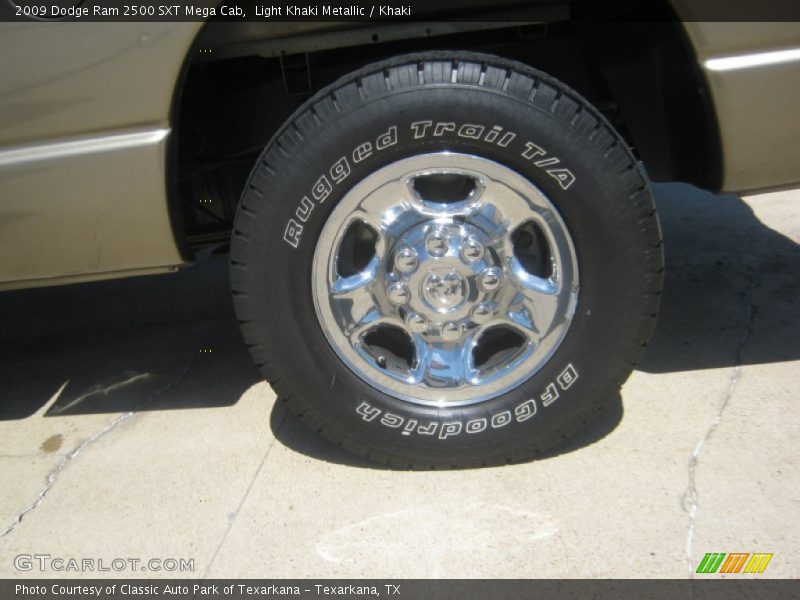 Light Khaki Metallic / Khaki 2009 Dodge Ram 2500 SXT Mega Cab