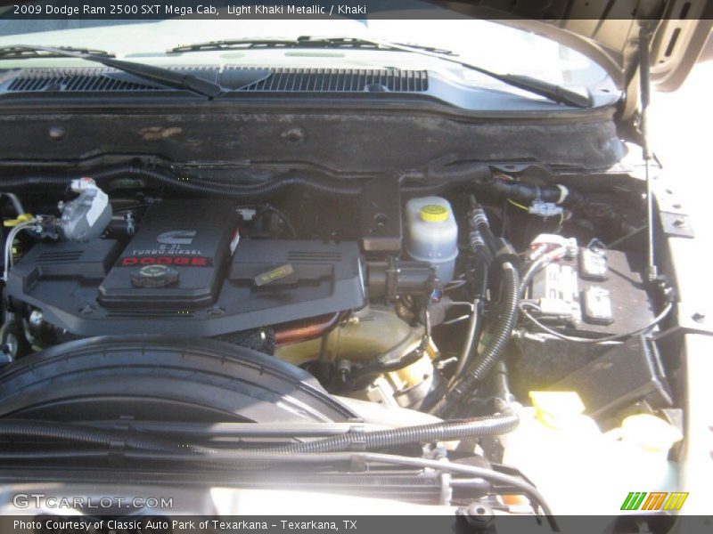 Light Khaki Metallic / Khaki 2009 Dodge Ram 2500 SXT Mega Cab