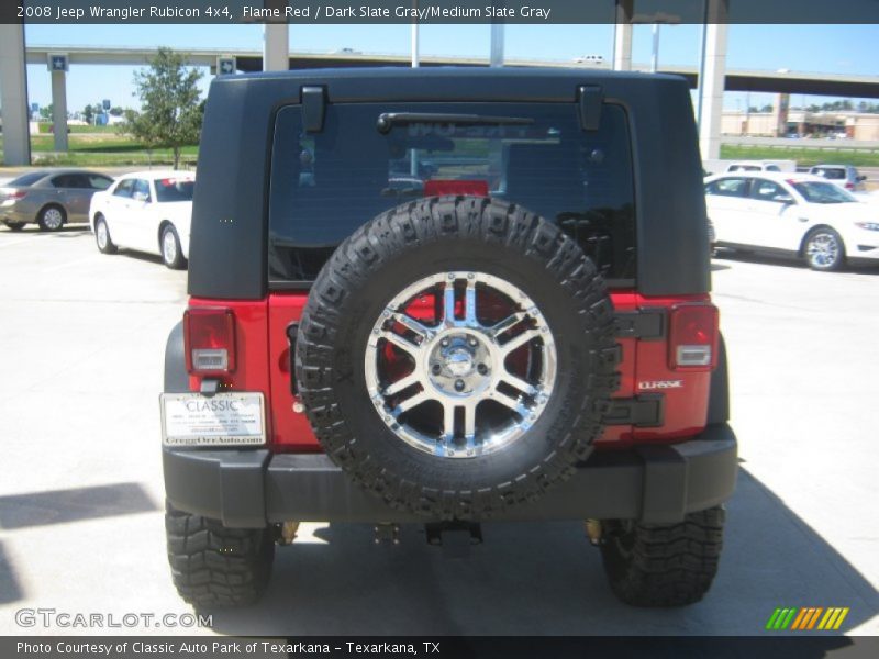 Flame Red / Dark Slate Gray/Medium Slate Gray 2008 Jeep Wrangler Rubicon 4x4