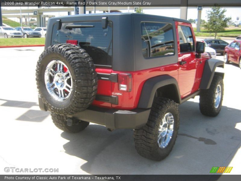 Flame Red / Dark Slate Gray/Medium Slate Gray 2008 Jeep Wrangler Rubicon 4x4