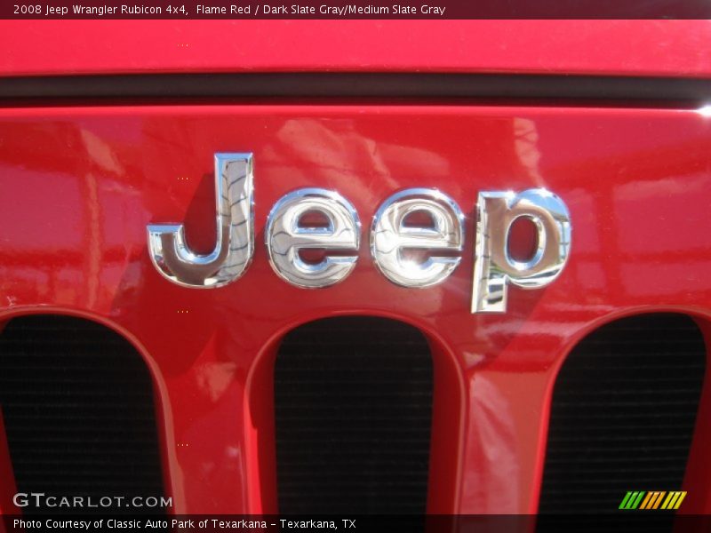 Flame Red / Dark Slate Gray/Medium Slate Gray 2008 Jeep Wrangler Rubicon 4x4