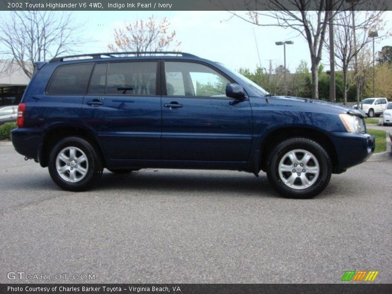 Indigo Ink Pearl / Ivory 2002 Toyota Highlander V6 4WD