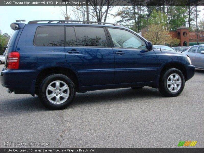 Indigo Ink Pearl / Ivory 2002 Toyota Highlander V6 4WD