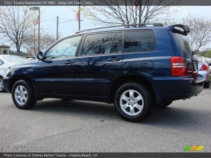 Indigo Ink Pearl / Ivory 2002 Toyota Highlander V6 4WD