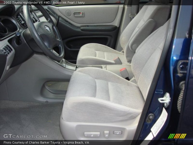 Indigo Ink Pearl / Ivory 2002 Toyota Highlander V6 4WD