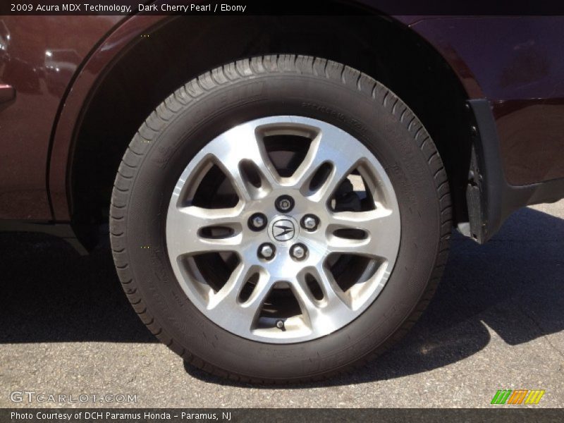 Dark Cherry Pearl / Ebony 2009 Acura MDX Technology