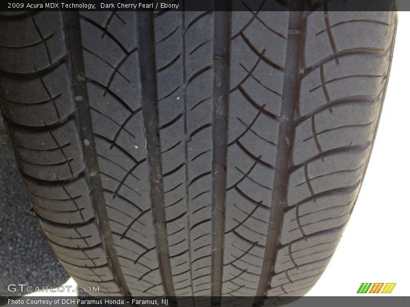 Dark Cherry Pearl / Ebony 2009 Acura MDX Technology