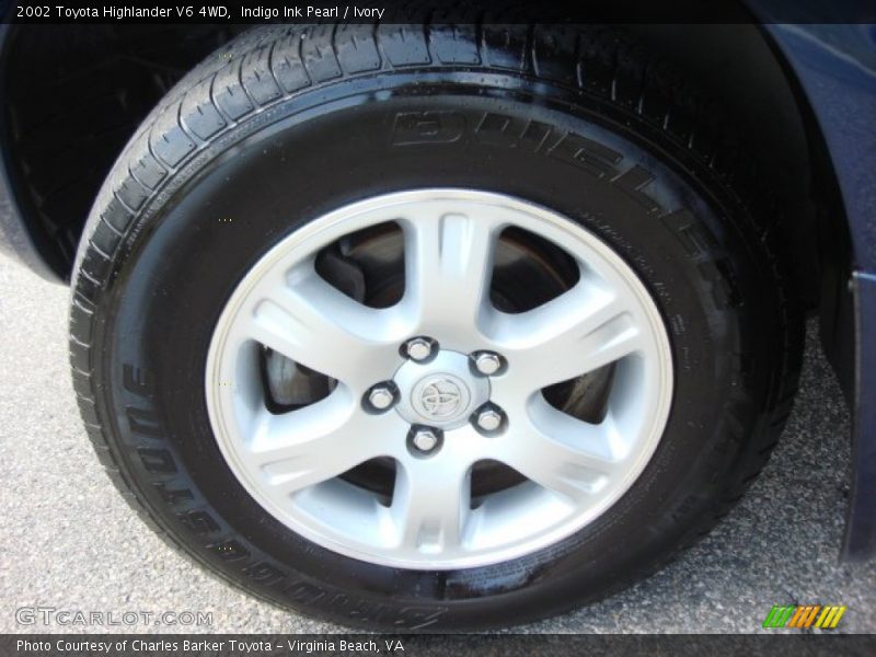 Indigo Ink Pearl / Ivory 2002 Toyota Highlander V6 4WD