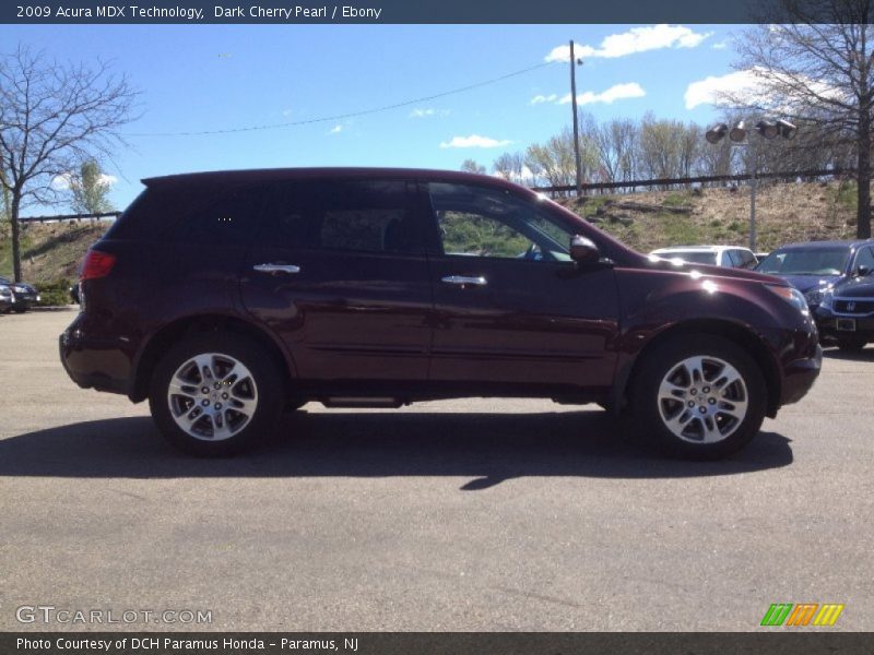 Dark Cherry Pearl / Ebony 2009 Acura MDX Technology