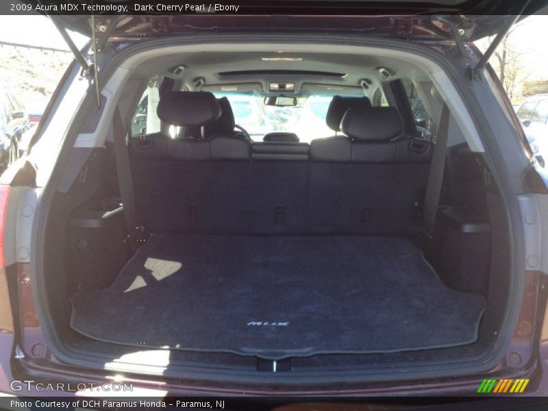 Dark Cherry Pearl / Ebony 2009 Acura MDX Technology