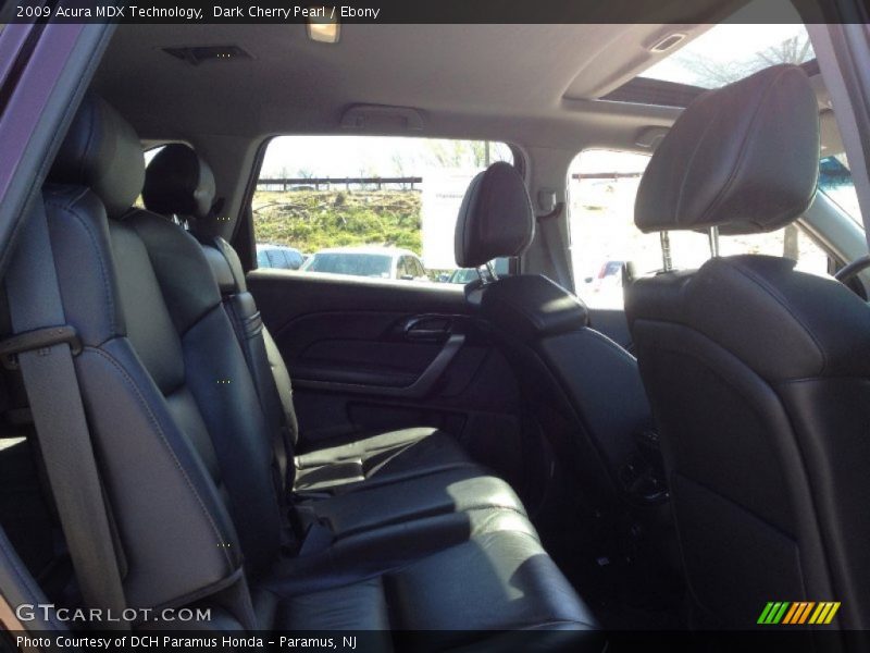 Dark Cherry Pearl / Ebony 2009 Acura MDX Technology