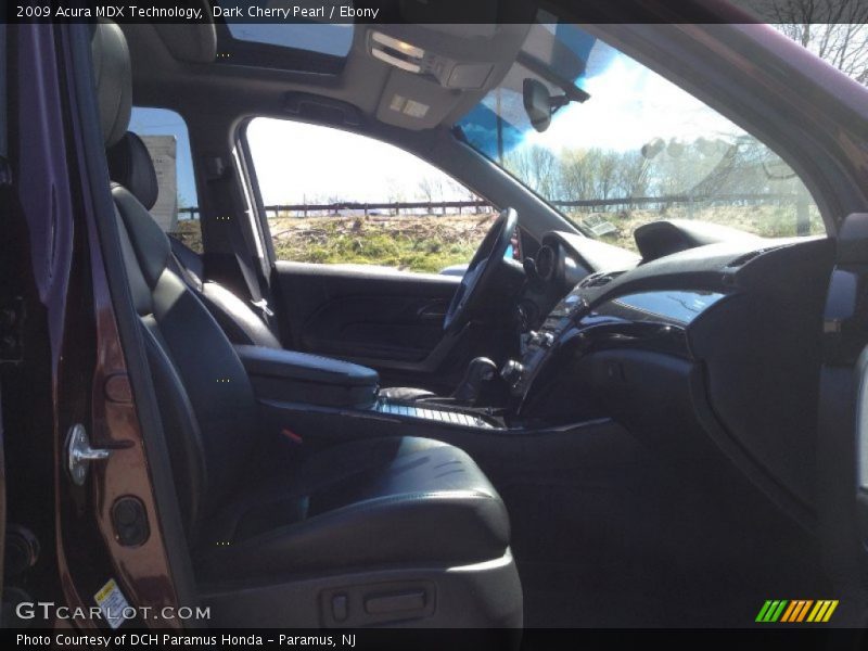 Dark Cherry Pearl / Ebony 2009 Acura MDX Technology