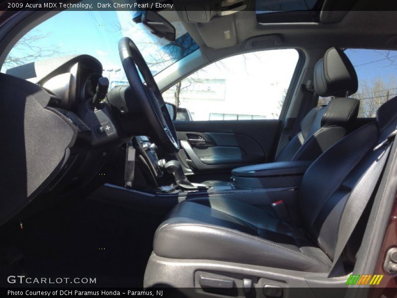 Dark Cherry Pearl / Ebony 2009 Acura MDX Technology