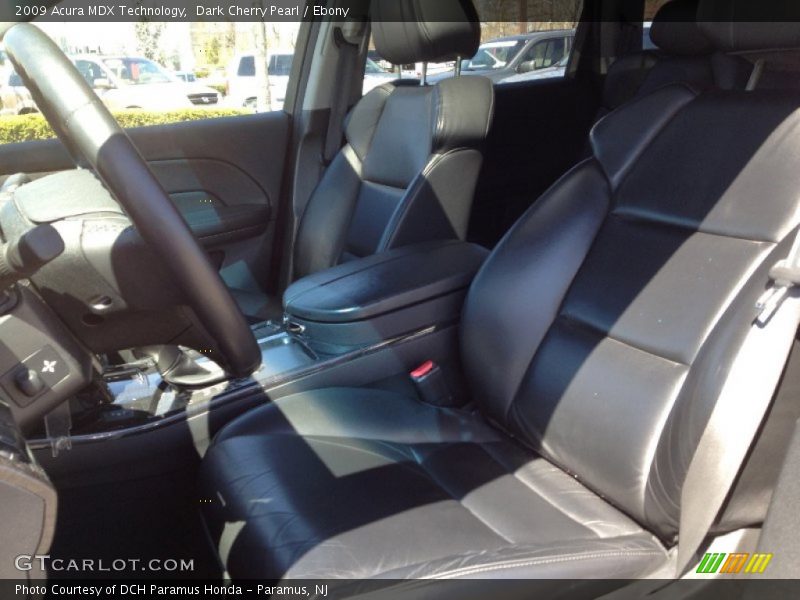 Dark Cherry Pearl / Ebony 2009 Acura MDX Technology