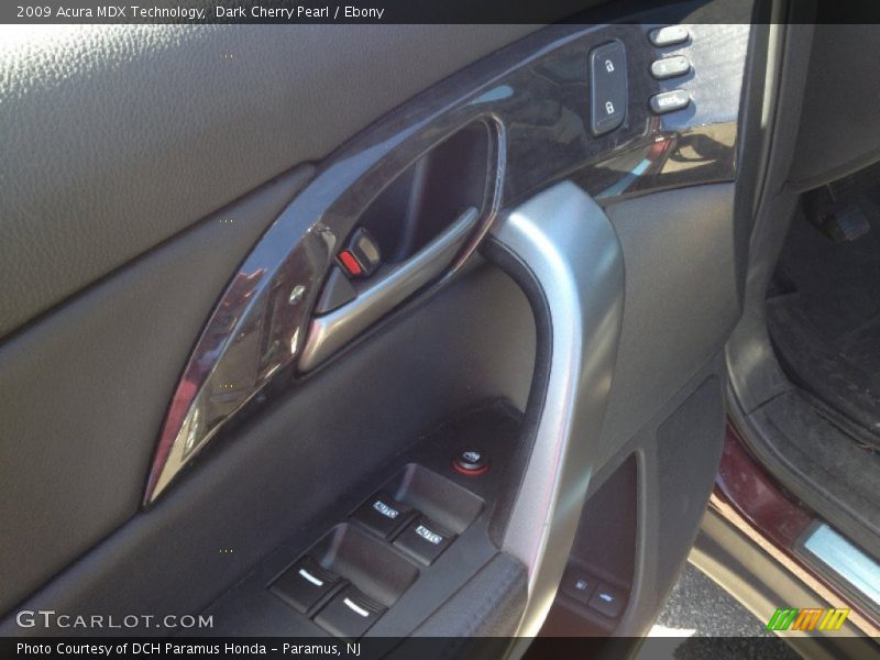 Dark Cherry Pearl / Ebony 2009 Acura MDX Technology