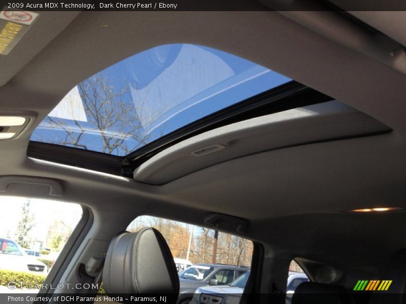 Dark Cherry Pearl / Ebony 2009 Acura MDX Technology