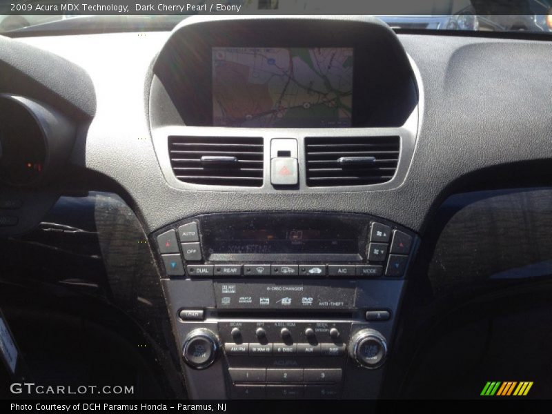 Dark Cherry Pearl / Ebony 2009 Acura MDX Technology