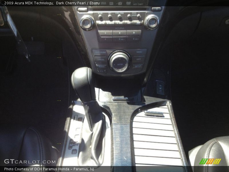 Dark Cherry Pearl / Ebony 2009 Acura MDX Technology