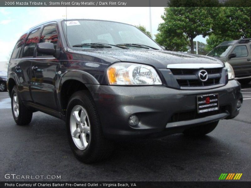 Storm Front Gray Metallic / Dark Flint Gray 2006 Mazda Tribute s