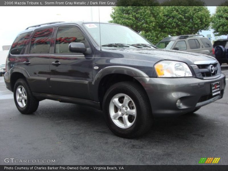 Storm Front Gray Metallic / Dark Flint Gray 2006 Mazda Tribute s