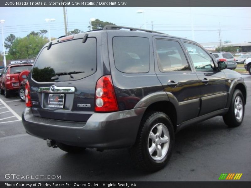 Storm Front Gray Metallic / Dark Flint Gray 2006 Mazda Tribute s