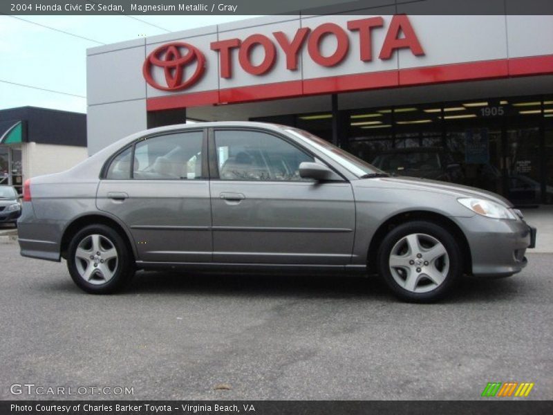 Magnesium Metallic / Gray 2004 Honda Civic EX Sedan