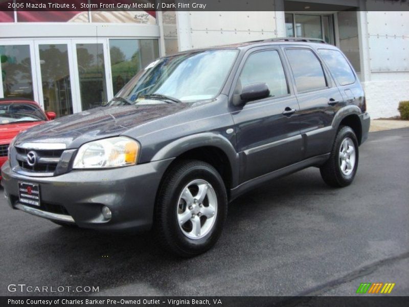 Storm Front Gray Metallic / Dark Flint Gray 2006 Mazda Tribute s