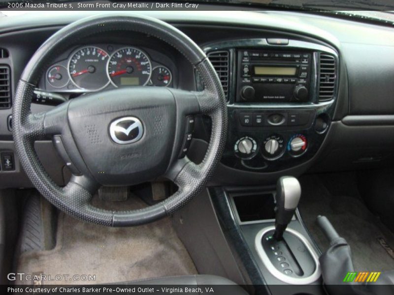 Storm Front Gray Metallic / Dark Flint Gray 2006 Mazda Tribute s