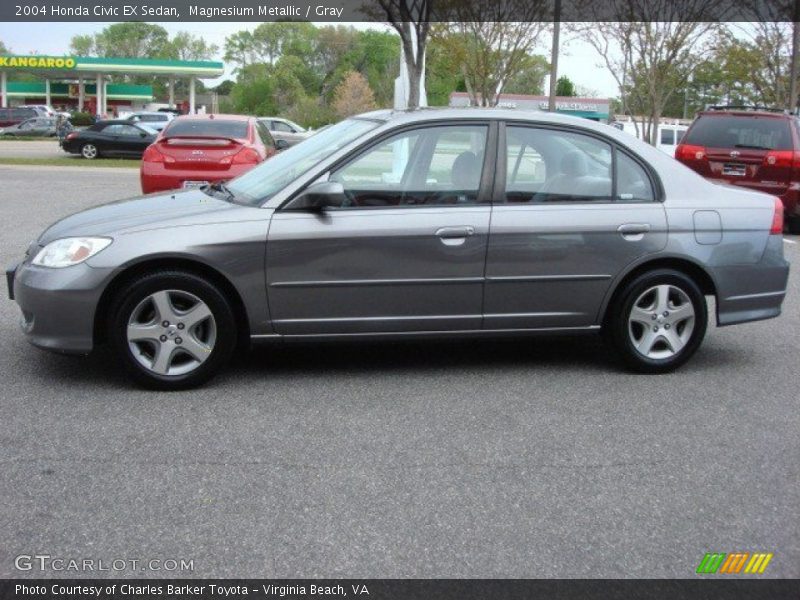 Magnesium Metallic / Gray 2004 Honda Civic EX Sedan
