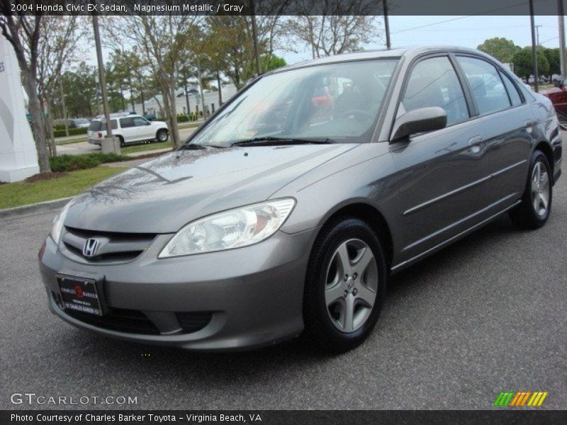 Magnesium Metallic / Gray 2004 Honda Civic EX Sedan