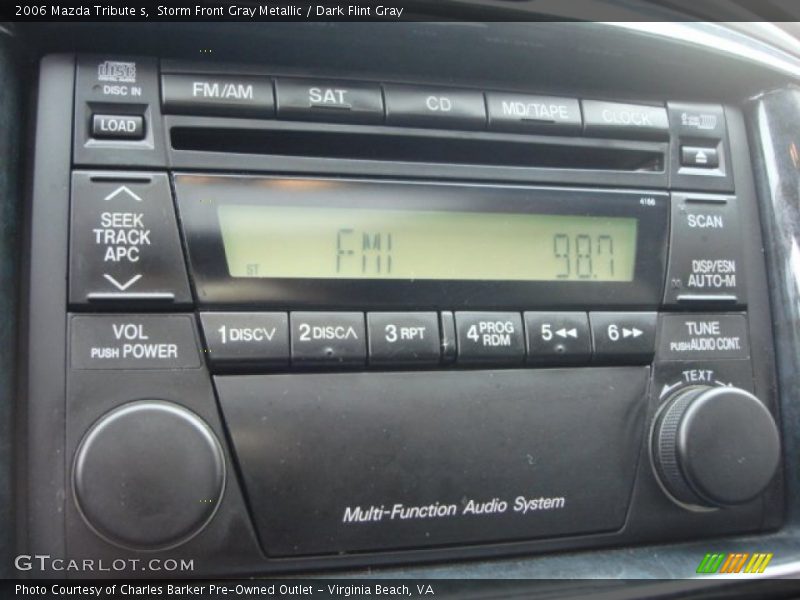 Storm Front Gray Metallic / Dark Flint Gray 2006 Mazda Tribute s
