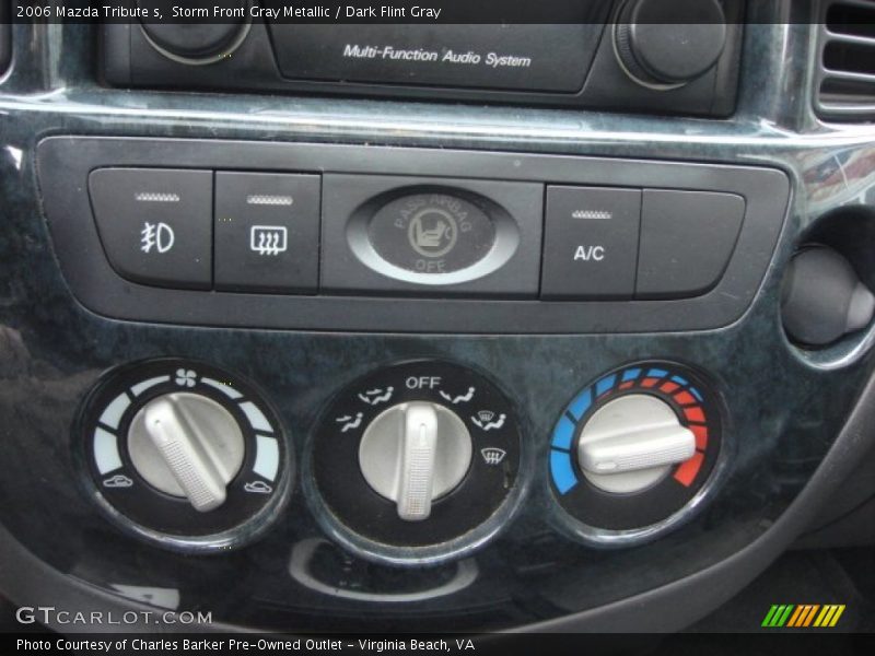 Storm Front Gray Metallic / Dark Flint Gray 2006 Mazda Tribute s