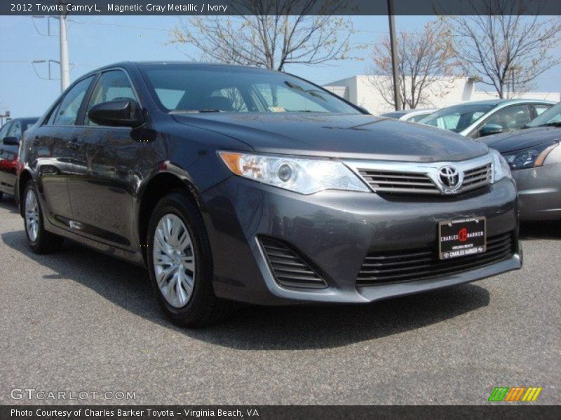 Magnetic Gray Metallic / Ivory 2012 Toyota Camry L