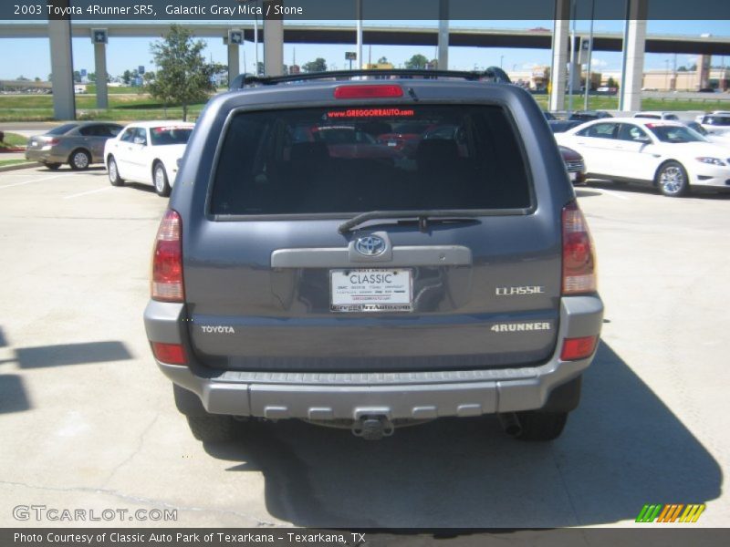 Galactic Gray Mica / Stone 2003 Toyota 4Runner SR5