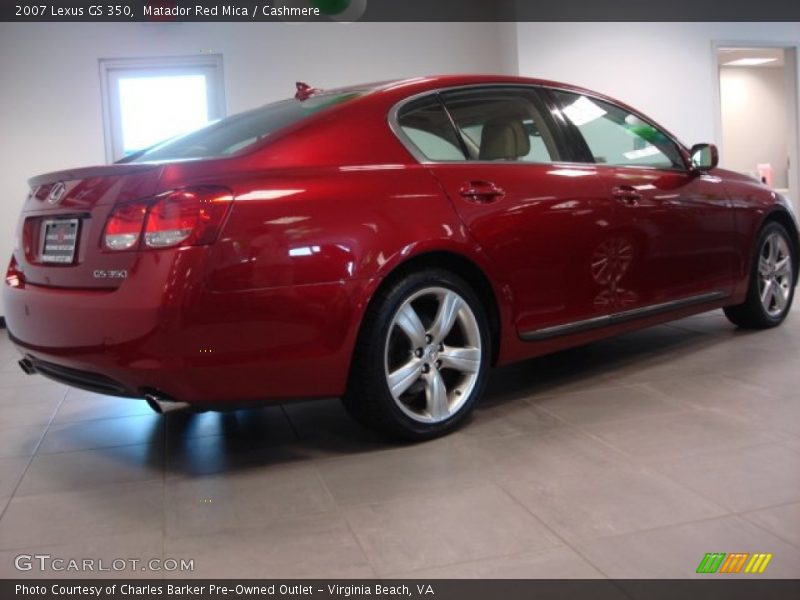 Matador Red Mica / Cashmere 2007 Lexus GS 350