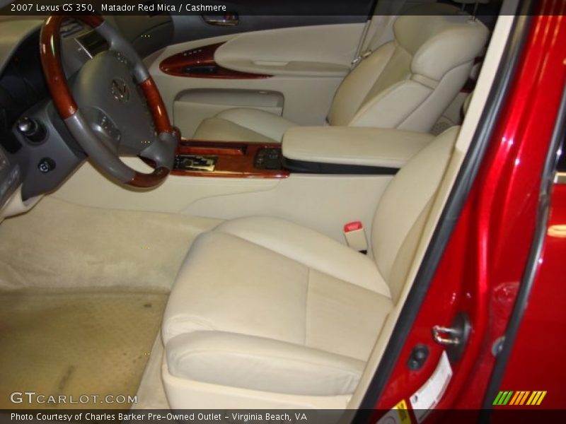 Matador Red Mica / Cashmere 2007 Lexus GS 350