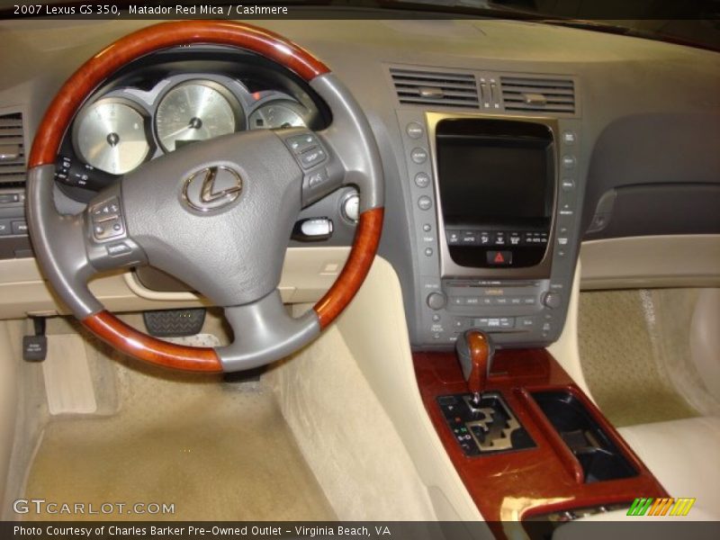Matador Red Mica / Cashmere 2007 Lexus GS 350