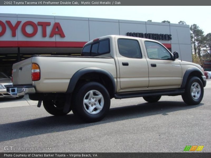 Mystic Gold Metallic / Oak 2002 Toyota Tacoma V6 PreRunner Double Cab