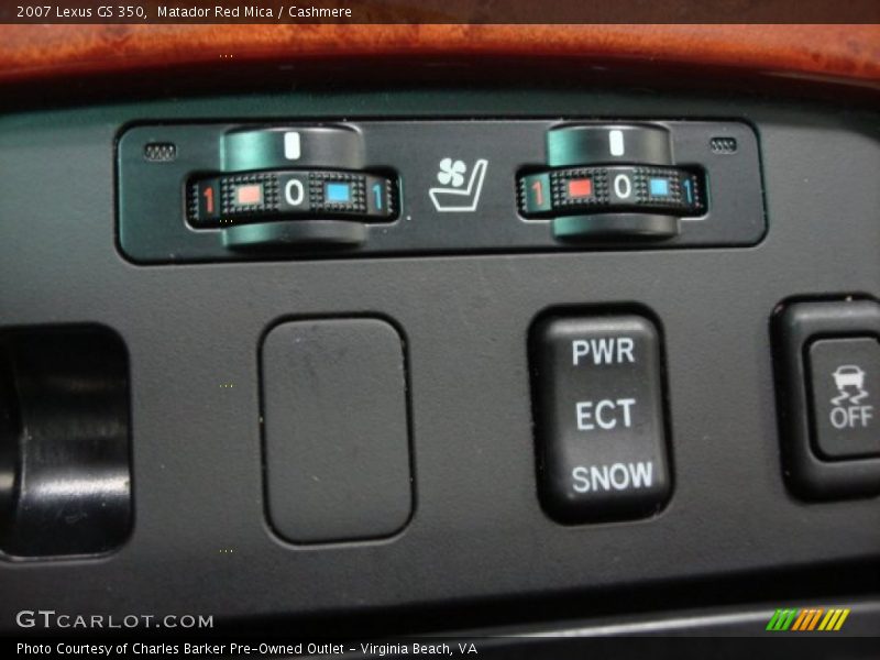 Matador Red Mica / Cashmere 2007 Lexus GS 350
