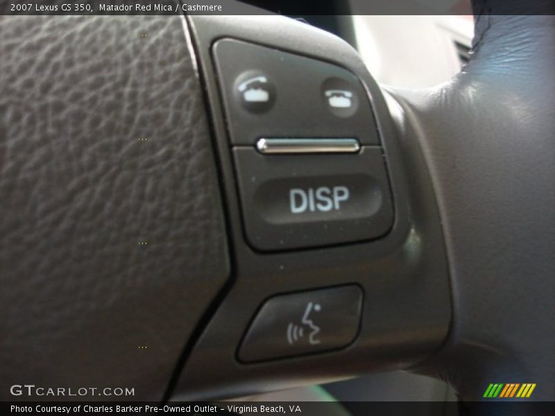 Matador Red Mica / Cashmere 2007 Lexus GS 350