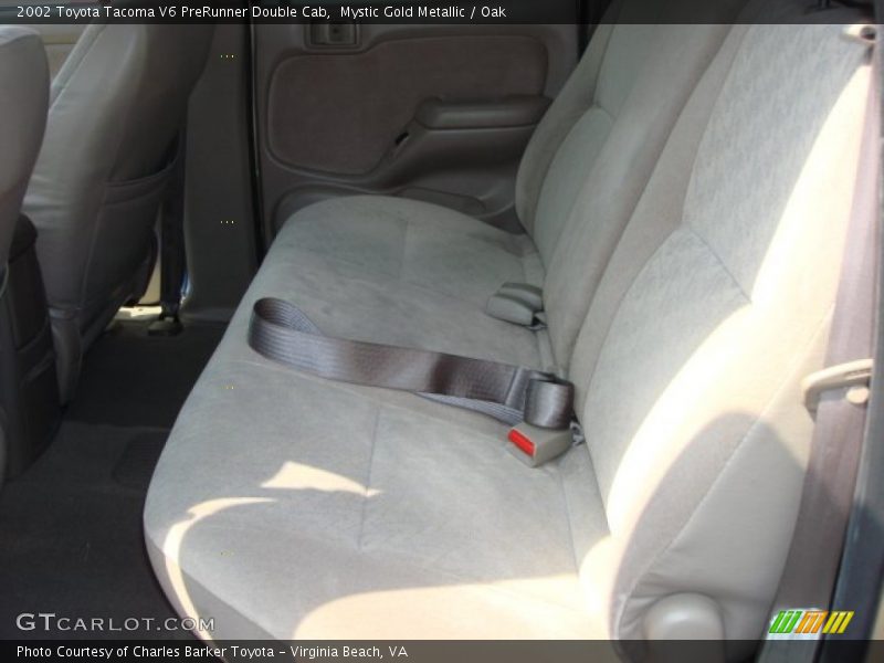 Mystic Gold Metallic / Oak 2002 Toyota Tacoma V6 PreRunner Double Cab