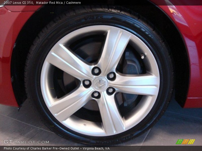Matador Red Mica / Cashmere 2007 Lexus GS 350