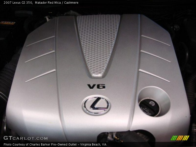 Matador Red Mica / Cashmere 2007 Lexus GS 350