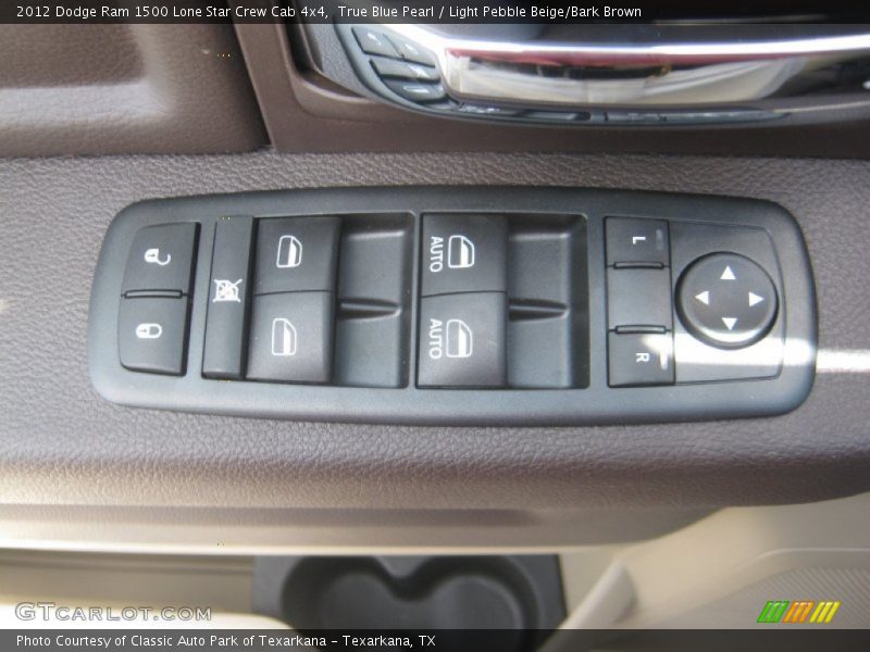 True Blue Pearl / Light Pebble Beige/Bark Brown 2012 Dodge Ram 1500 Lone Star Crew Cab 4x4